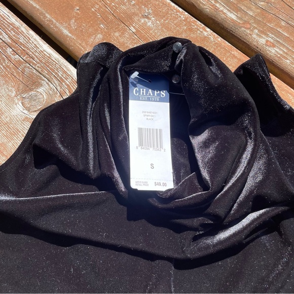 Black velvet top - Picture 4 of 4